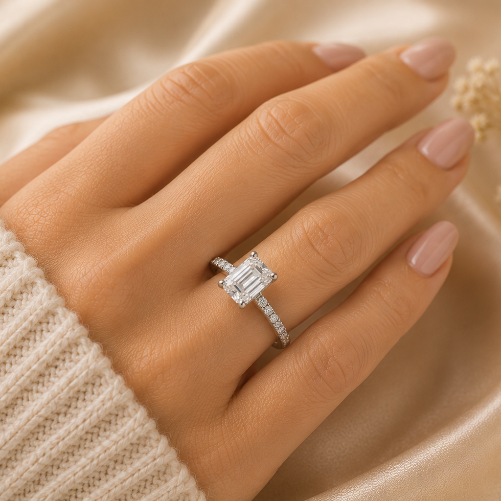 Celeste Emerald Ring