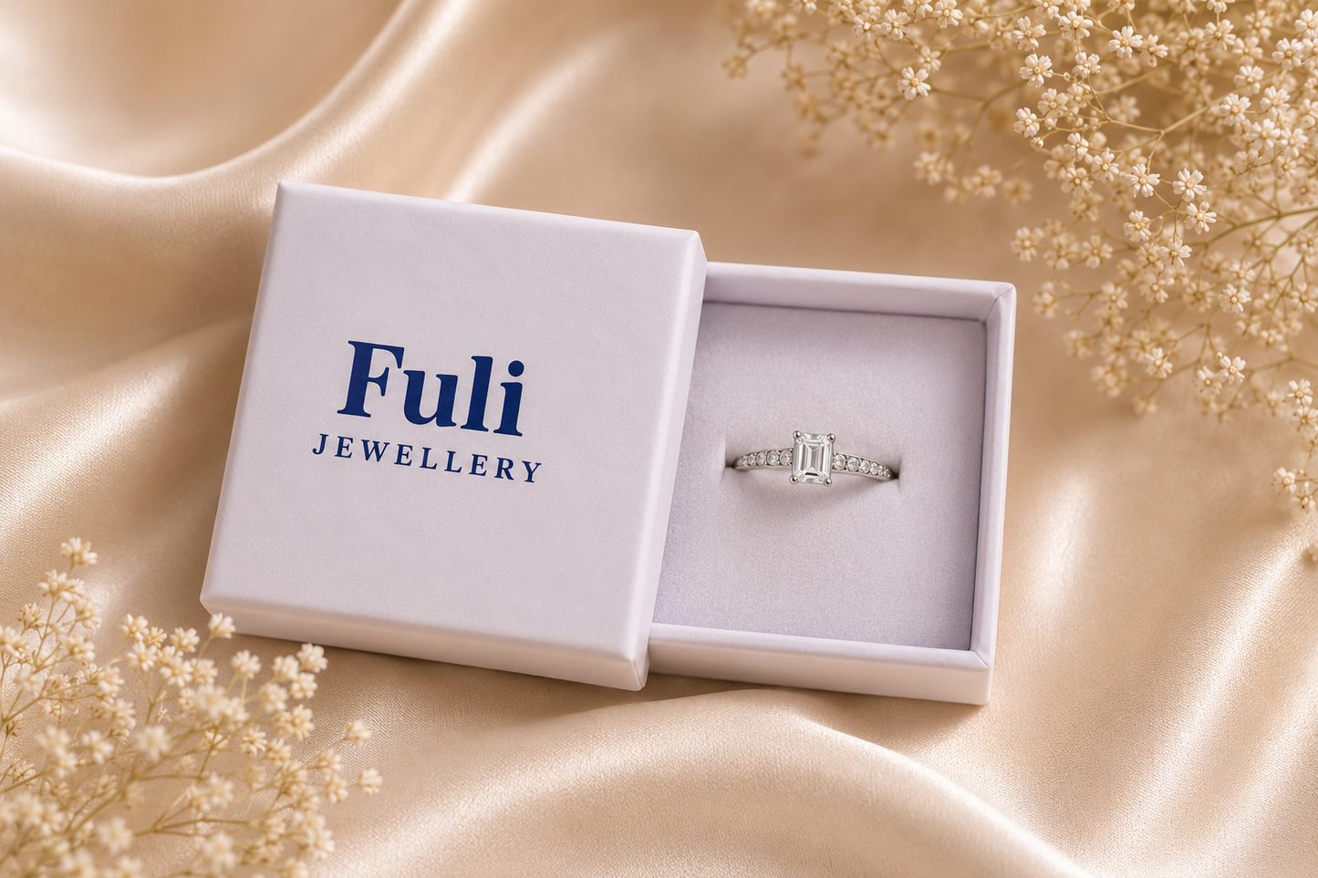 Celeste Emerald Ring