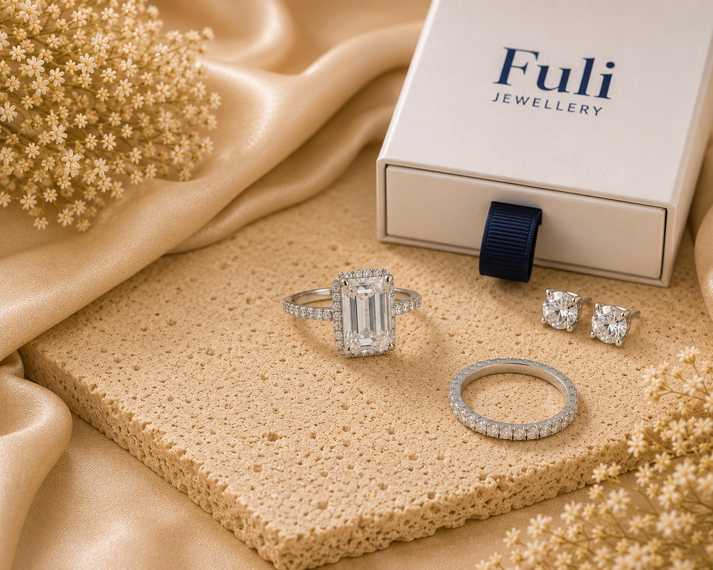 Celeste Emerald Ring