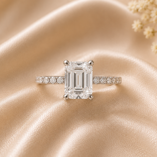 Celeste Emerald Ring